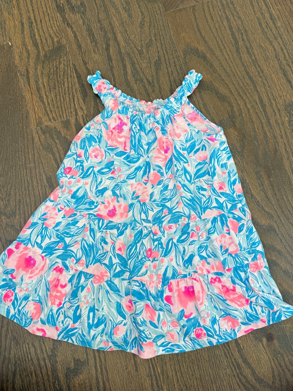 Lilly Pulitzer Floral Tank Dress - Blue & Pink